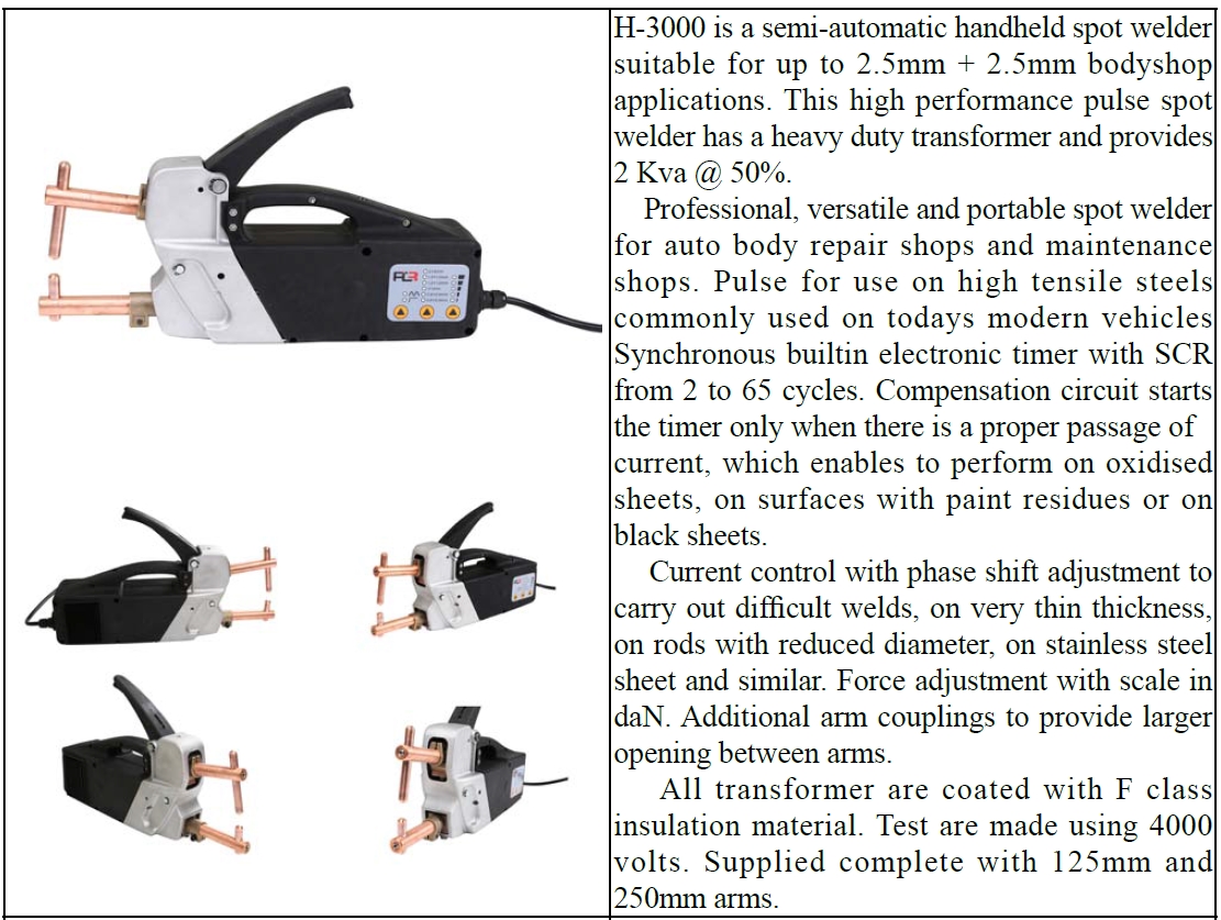 H3000 Hand-held Spot Welder
