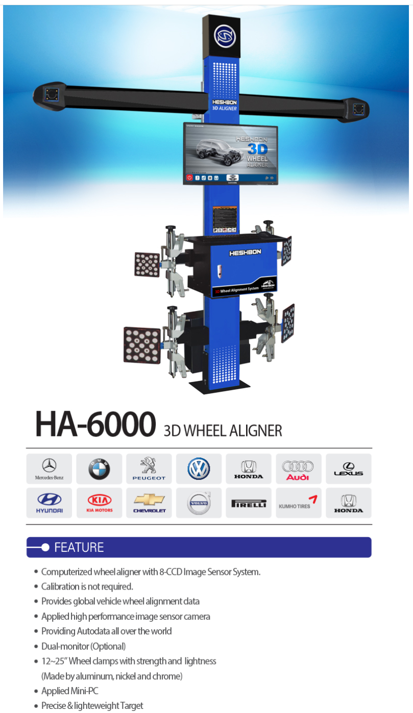 Heshbon 3D Wheel Aligner HA6000