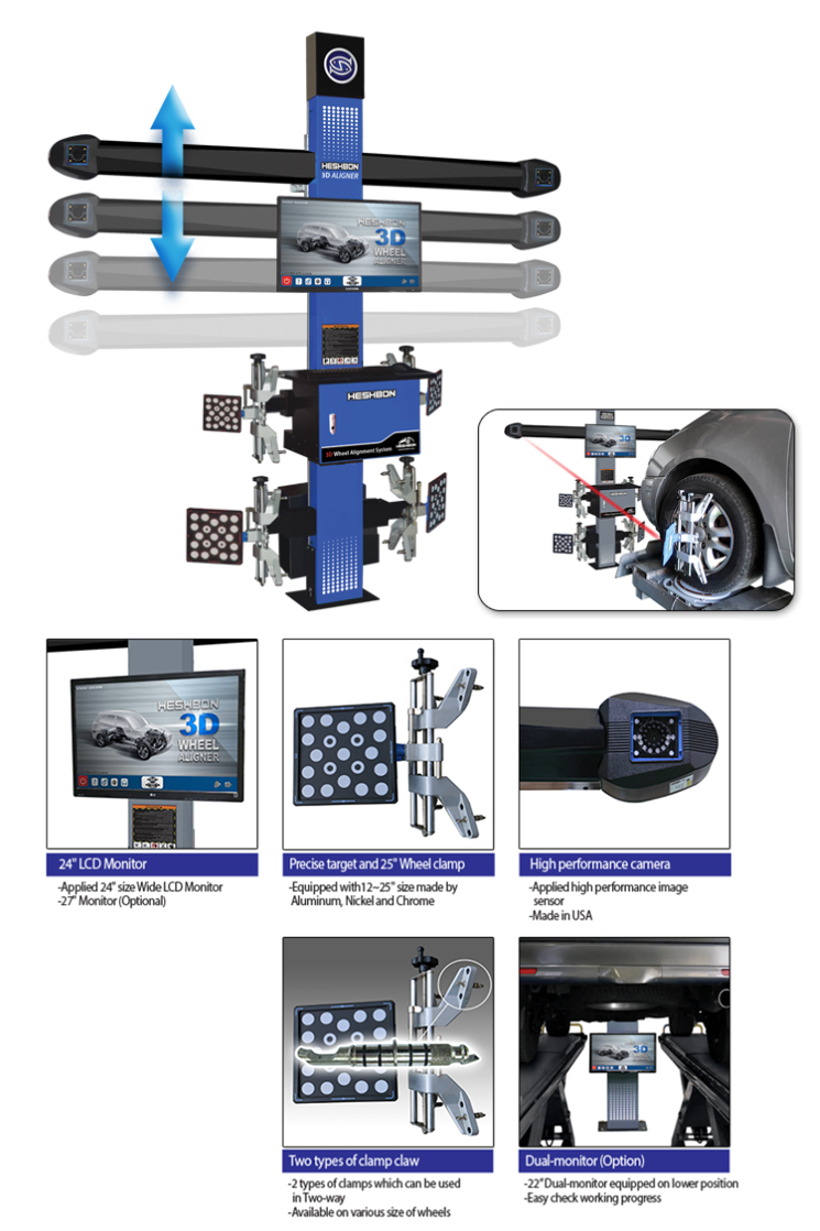 Heshbon 3D Wheel Aligner HA6000