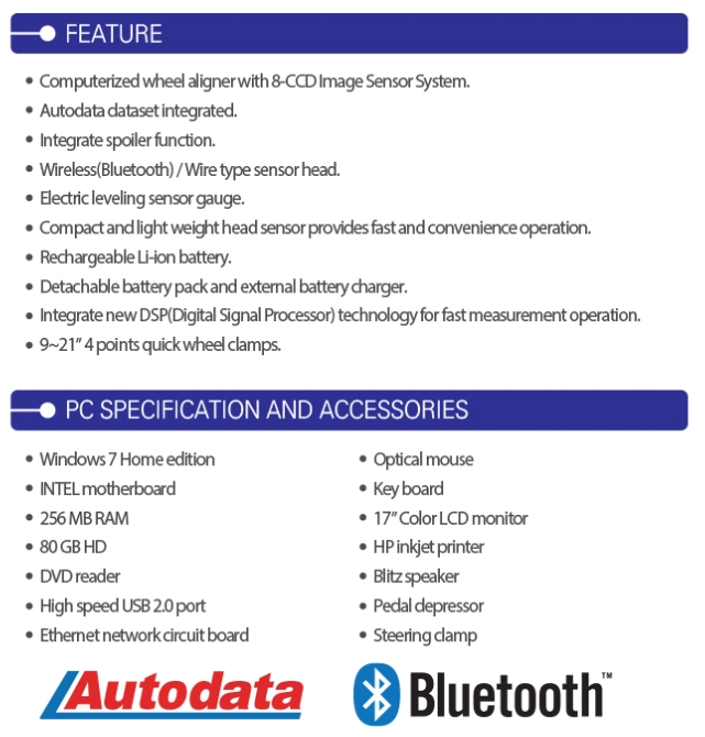 Heshbon Wireless Wheel Aligner