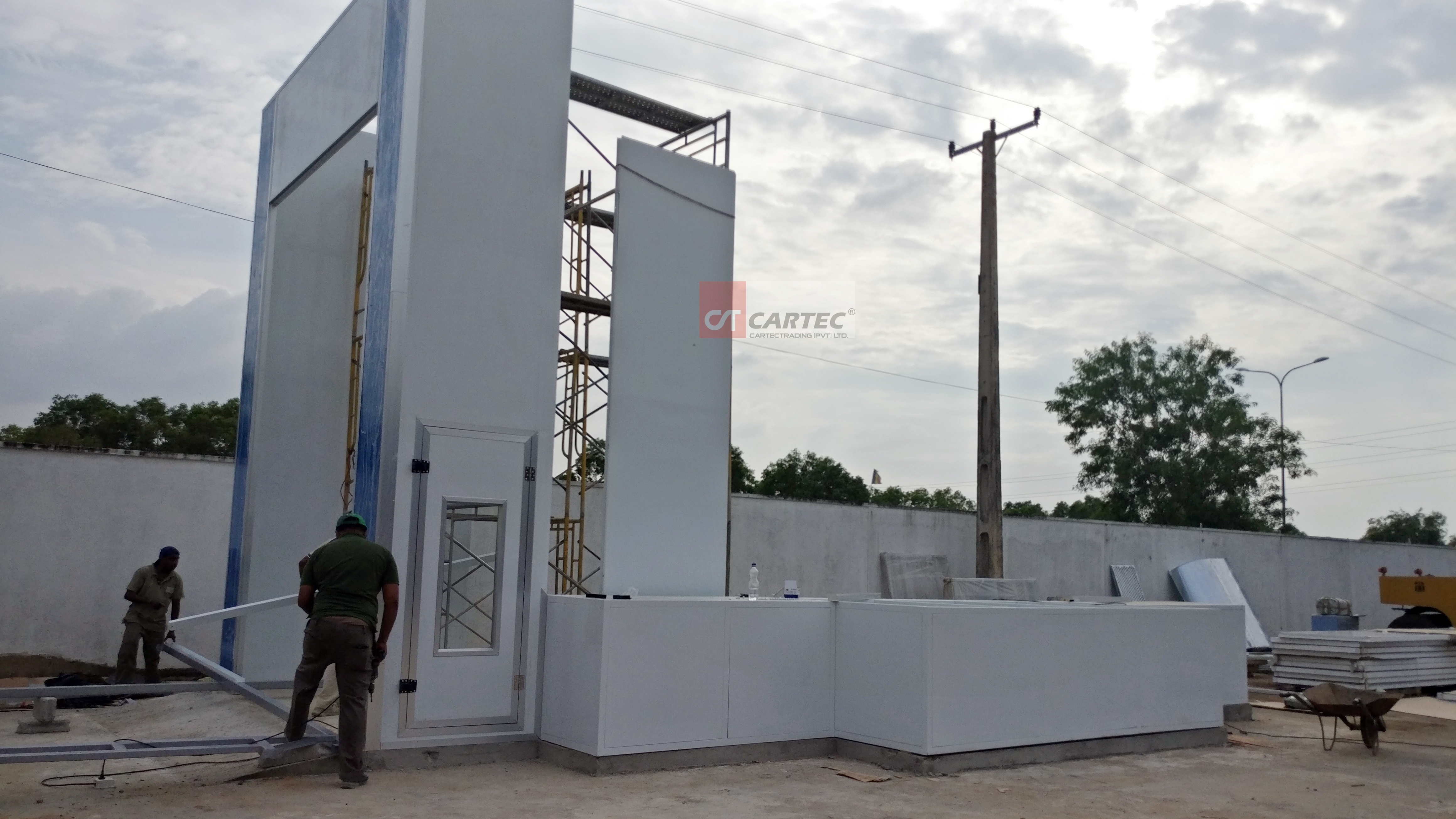 NEM Construction Truck Paint Booth - Image 4